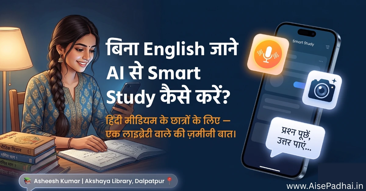 बिना English जाने AI से Smart Study कैसे करें?