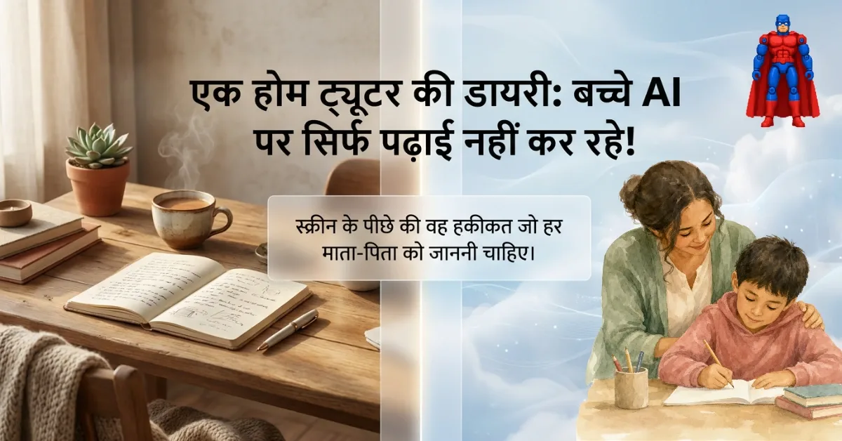 एक होम ट्यूटर की डायरी: बच्चे AI पर सिर्फ पढ़ाई नहीं कर रहे! Parents को ये बातें जरूर जाननी चाहिए